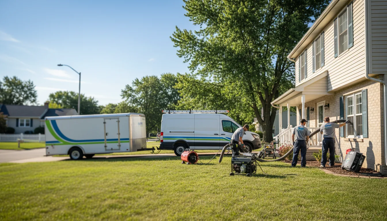 Flooded Basement Restoration And Cleanup With Repair in Savage, MN near me